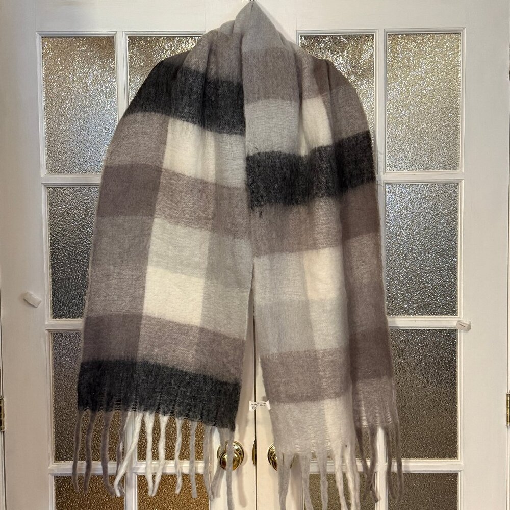 Colourblock Blanket Scarf NWOT